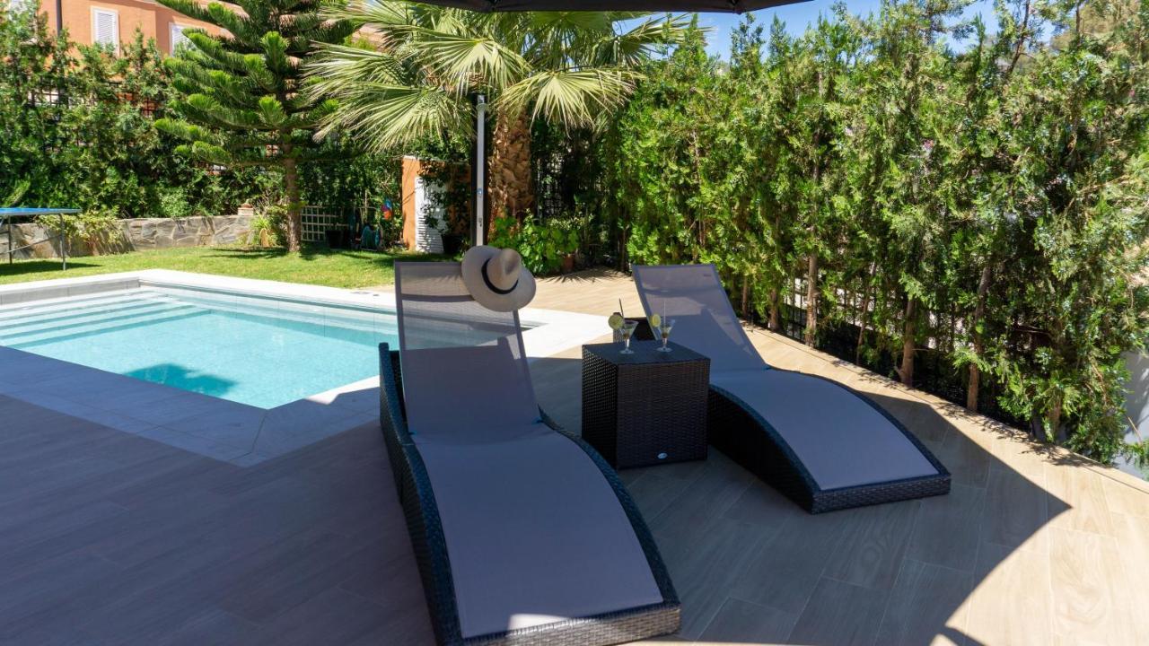 Luxury Modern House Malaga Villa Benajarafe Exteriör bild